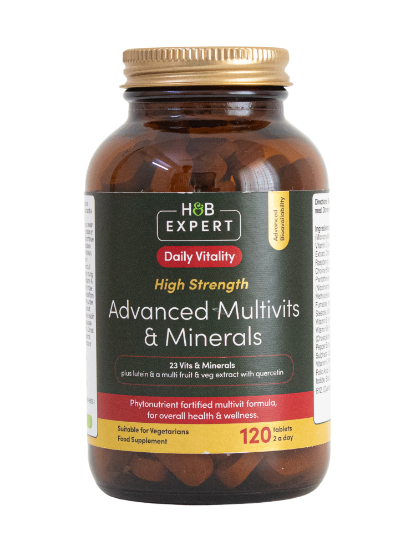 Picture of H&B Expert Advanced Multivits & Minerals 120 Tablets