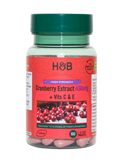 Picture of H&B Cranberry Extract 400mg + Vits C & E 60 Tablets