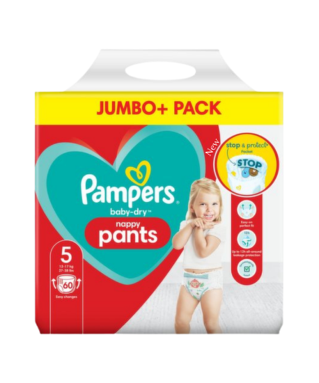 Picture of Pampers Baby Dry Nappy Pants Size 5