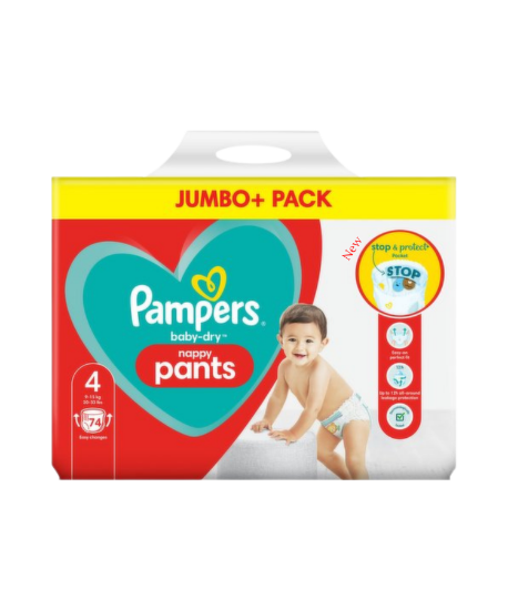 Picture of Pampers Baby Dry Nappy Pants Size 4