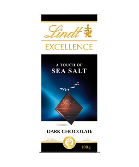 Picture of Lindt Excellence A Touch of Sea Salt Dark Chocolate 100g