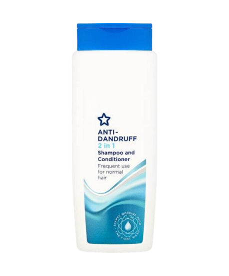 Picture of Superdrug Anti-Dandruff 2 in 1 Shampoo and Conditioner 500ml