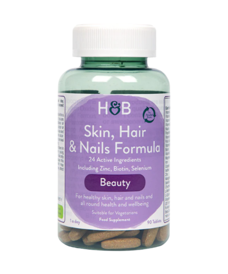 Picture of H&B Skin-Hair-Nails Formula Food Supplement 90 Tablets