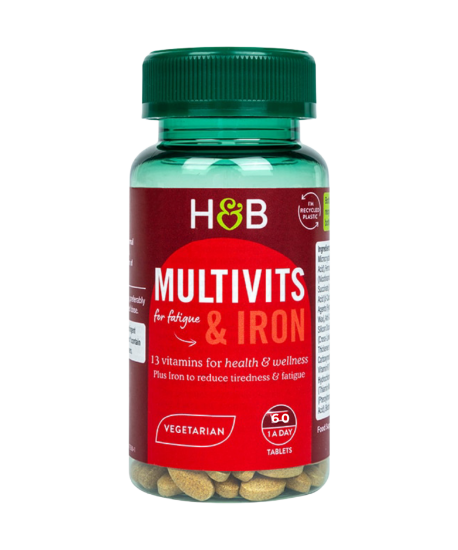 Picture of H&B Multivits & Iron 60 Tablets