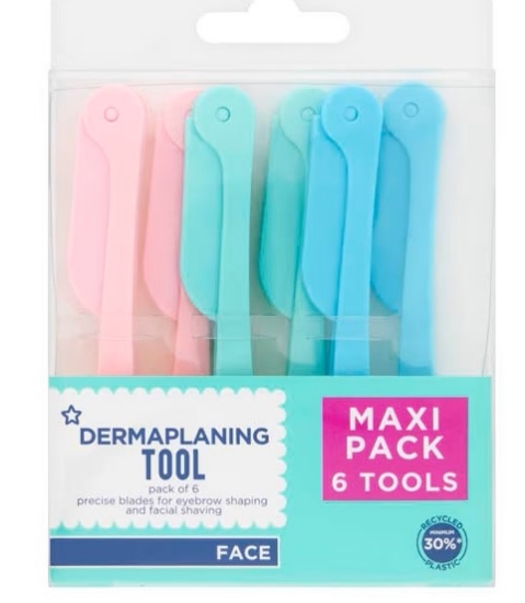 Picture of Superdrug Dermaplaning Tool Maxi Pack, 6 Tools