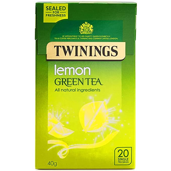 Twinings Lemon Green Tea 40g, 20 Tea Bags. Mayabon