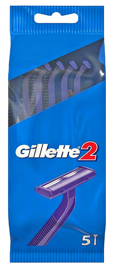 Picture of Gillette 2 Disposable Razors, Pack of 5