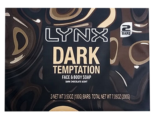 Picture of Lynx Dark Temptation Face & Body Soap 2*100g, 2 Bars