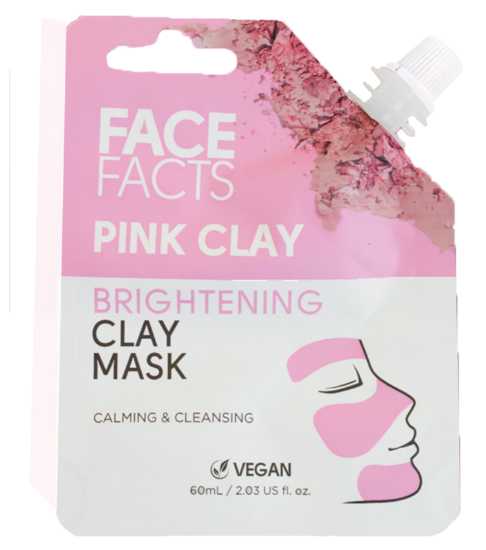 Picture of Face Facts Pink Clay Brightening Clay Mask 60ml