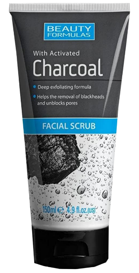 Picture of Beauty Formulas Facial Scrub with Activated Charcoal 150ml